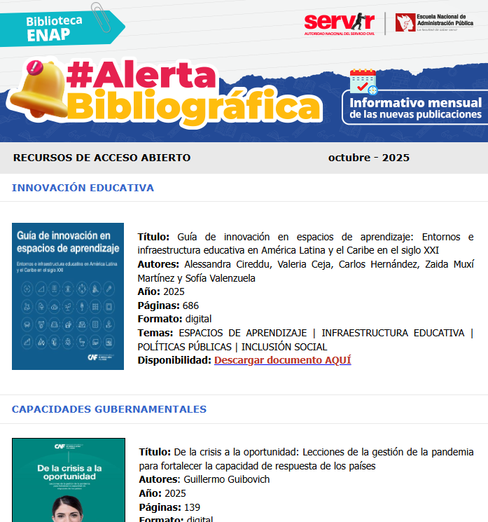 Alerta bibliográfica